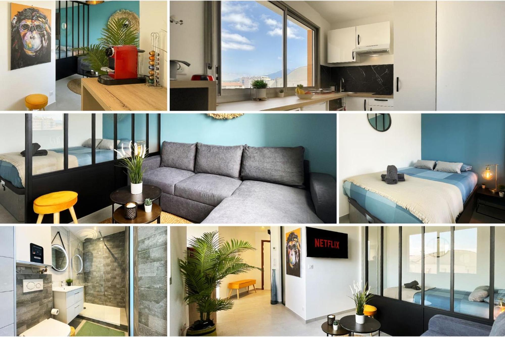 Homey Superchill - Appartement Moderne Et Tout Equipe - Netflix Et Wifi Inclus - Situe En Hyper-Centre - Proche Geneve Annemasse Exterior foto